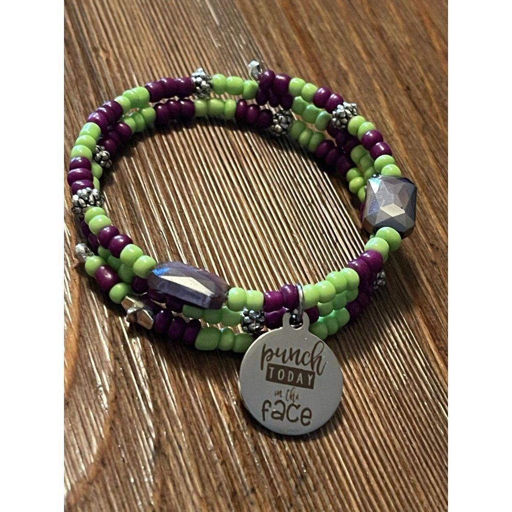 Beaded Wrap Bracelet for Women/ Gift for Her/ Seed Bead Bracelet/ Memory wire